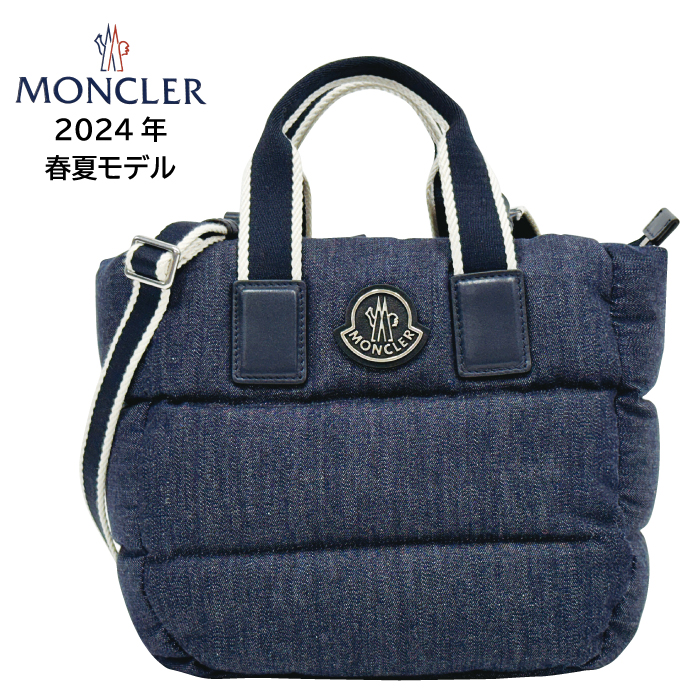 MONCLER  モンクレール レディース バッグ MINI CARADOCトートバッグ  ショルダーバッグ 5L00018 M4077 ネイビー NAVY 紺