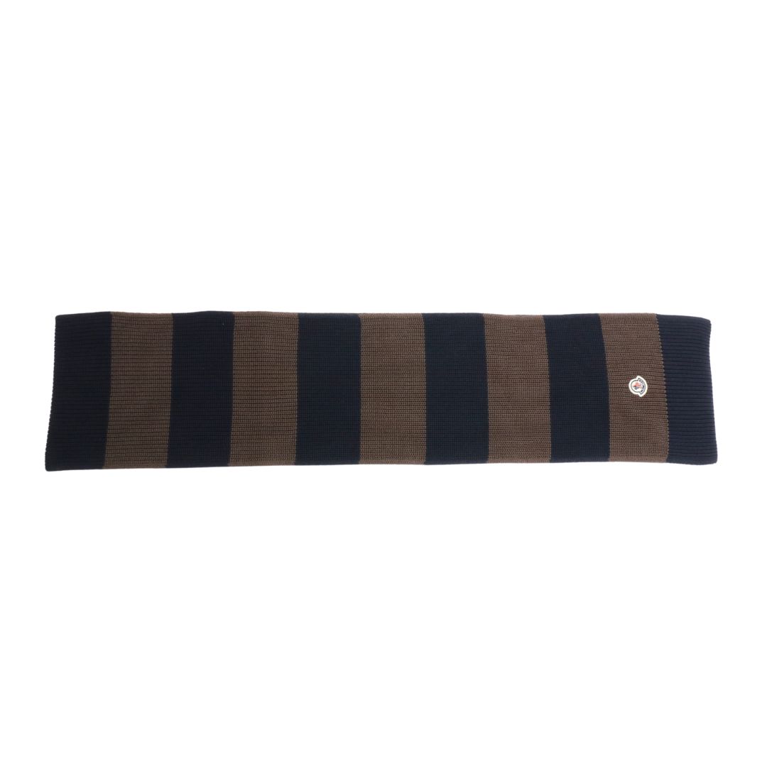 【完売御礼】MONCLER  モンクレール メンズ  SCARF スカーフ マフラー  3C00003 M1509 ネイビー NAVY