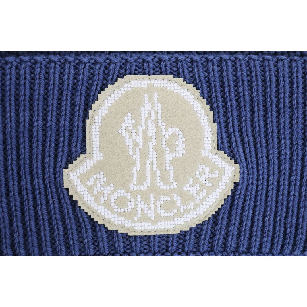 MONCLER モンクレール  メンズ  ニットキャップ 3B00019 M1282 ブルー BLUE