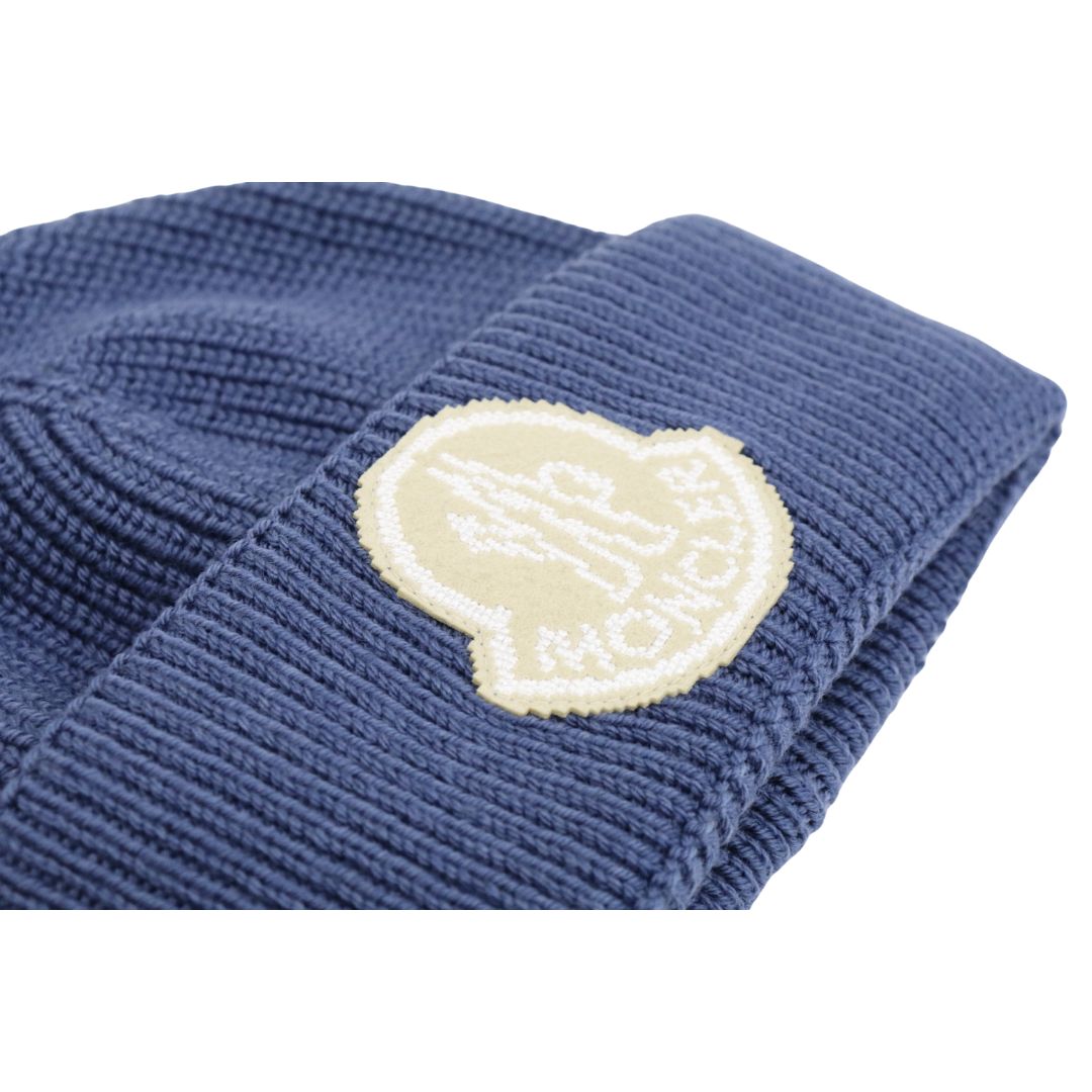 MONCLER モンクレール  メンズ  ニットキャップ 3B00019 M1282 ブルー BLUE