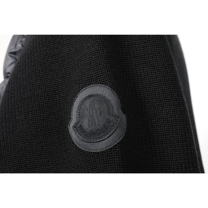 MONCLER  モンクレール レディース ダウン ジャケット ニット カーディガン 9B00028 M1367 ブラック BLACK 黒 サイズS