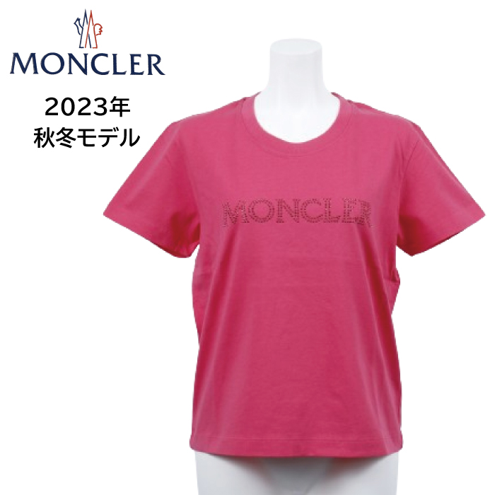 モンクレール MONCLER レディース カットソー 8C00014 829HP ピンク XSサイズ