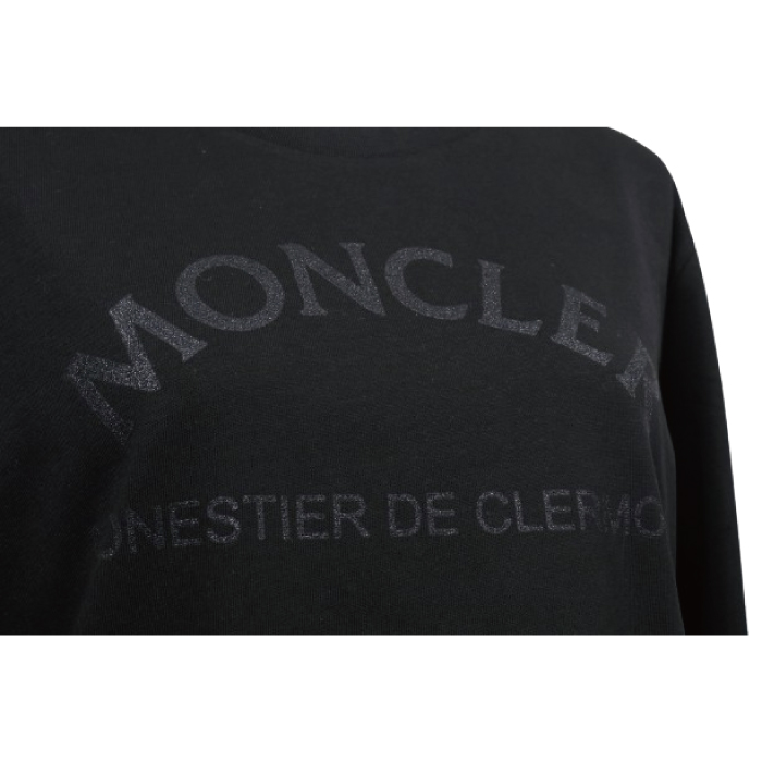モンクレール MONCLER レディース カットソー 8D00003 829HP ブラック Sサイズ