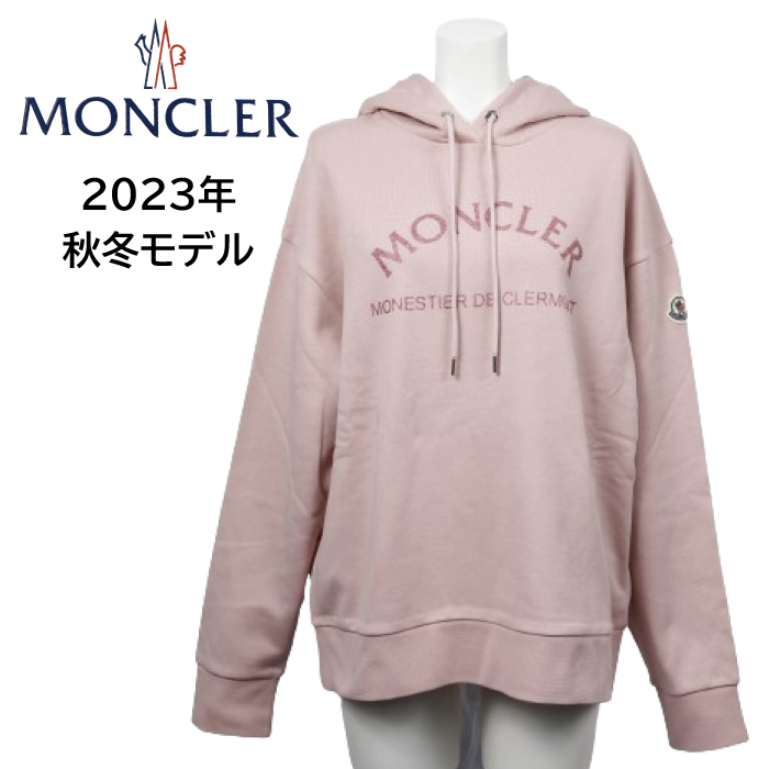 モンクレール MONCLER レディース スウェット パーカー 8G00055 899U5 ピンク Sサイズ