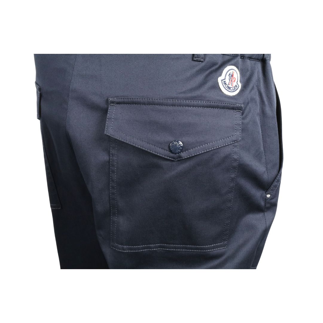 【完売御礼】MONCLER  モンクレール  メンズ ボトム パンツ スラックス 2A00016 57448 ネイビー NAVY サイズ46