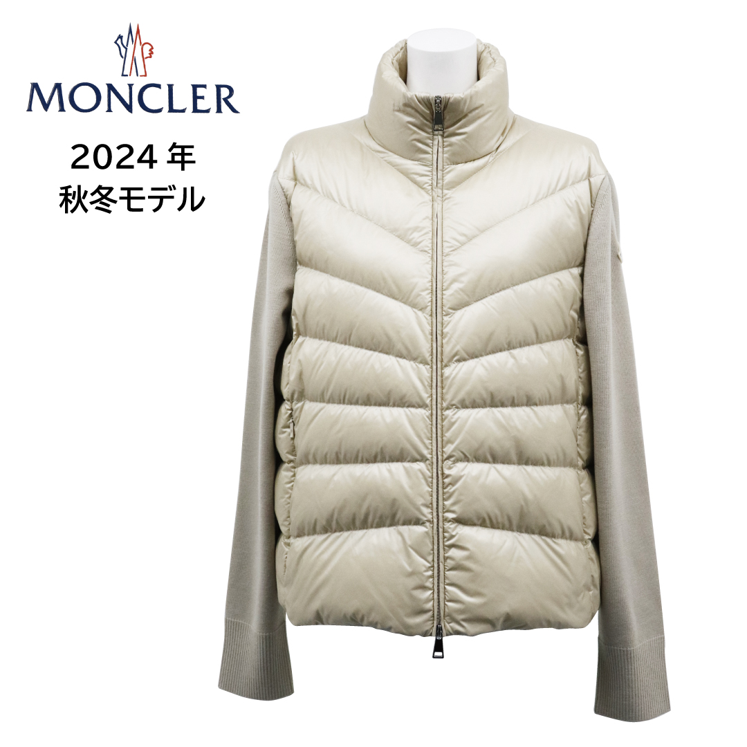 MONCLER モンクレール レディース ダウンジャケット9B00024 M1131 ベージュ BEIGE 選べるサイズ アウター ロゴパッチ