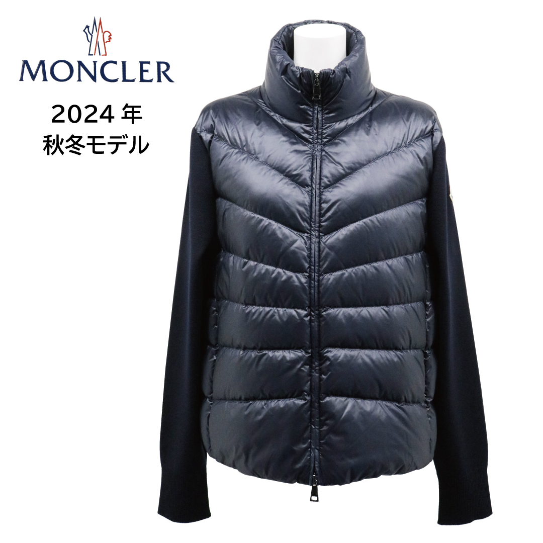 MONCLER モンクレール レディース ダウンジャケット9B00024 M1131 ネイビー NAVY 紺 選べるサイズ アウター ロゴパッチ