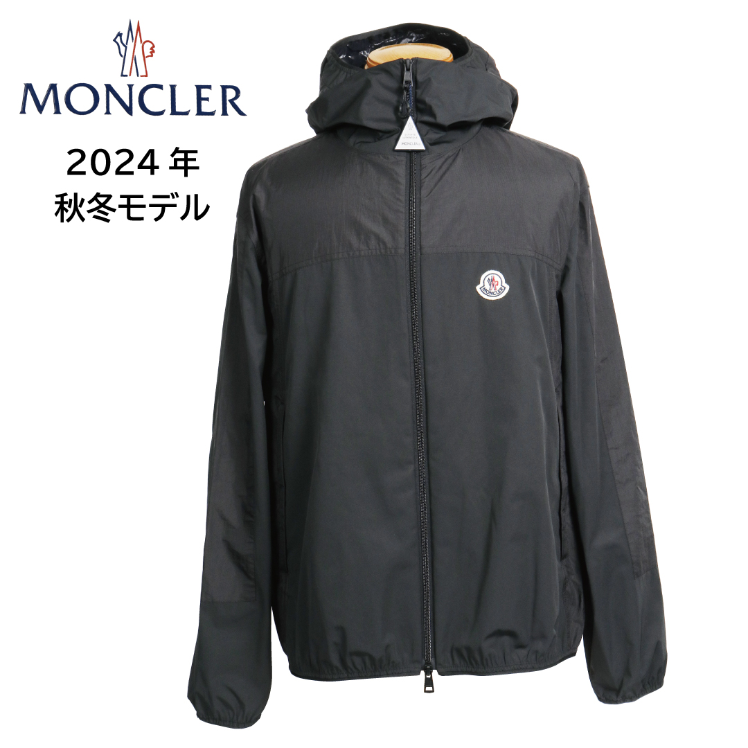 多慶屋公式サイト / MONCLER KONA モンクレール コナ メンズ ブルゾン 1A00029 597W3 ブラック 黒 BLACK  ウインドブレーカー フード付き ロゴ 重ね着