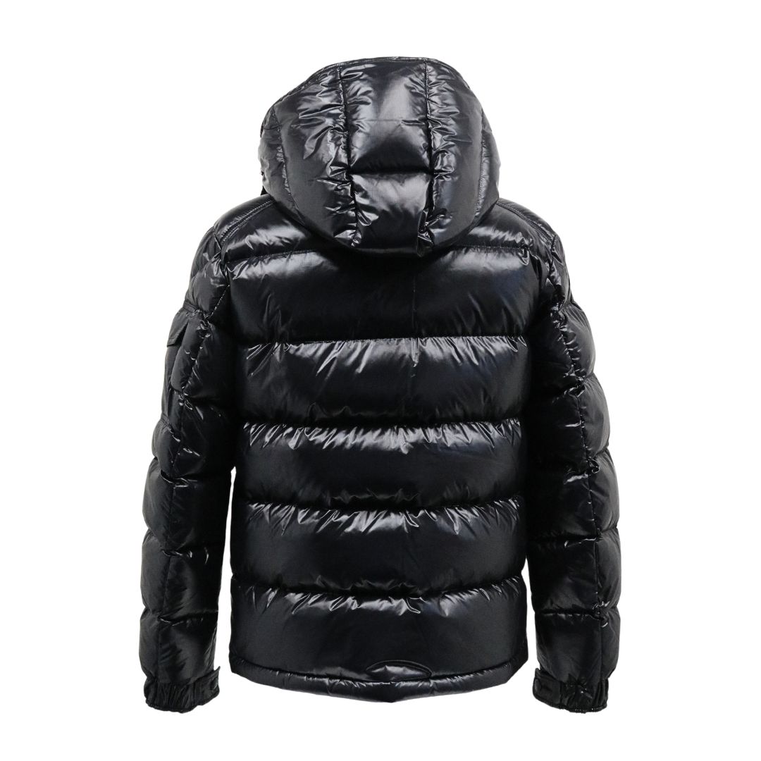 MONCLER MAYA モンクレール マヤ メンズ ダウンジャケット 1A53600 68950 ブラック BLACK 黒 サイズ2 アウター フード ロゴパッチ