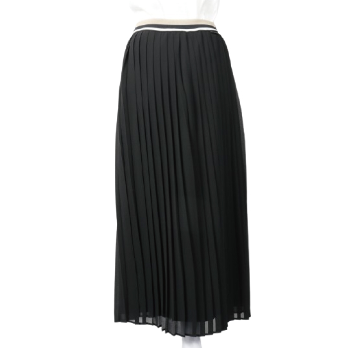 MONCLER  モンクレール レディース スカート 2D00001 597CH ブラック BLACK 黒 サイズ38