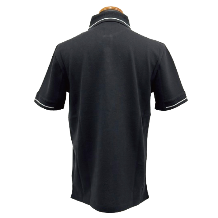 MONCLER モンクレール メンズ ポロシャツ 8A00001 89A16 ブラック BLACK 黒  サイズS