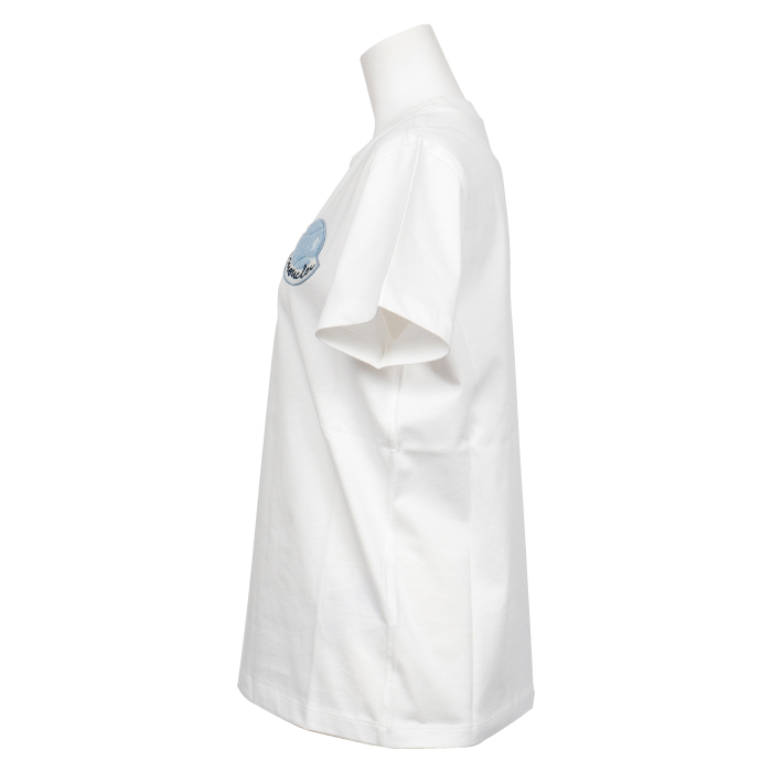 モンクレール MONCLER レディース カットソー Tシャツ 半袖 8C00005 ホワイト 白 WHITE Sサイズ