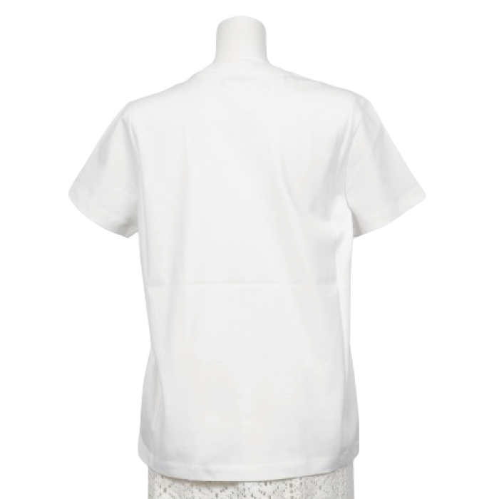 モンクレール MONCLER レディース カットソー Tシャツ 半袖 8C00005 ホワイト 白 WHITE Sサイズ
