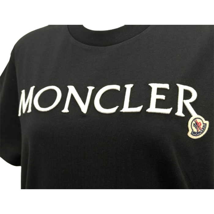 モンクレール MONCLER レディース カットソー 8C00006 829HP ブラック 黒 BLACK Sサイズ