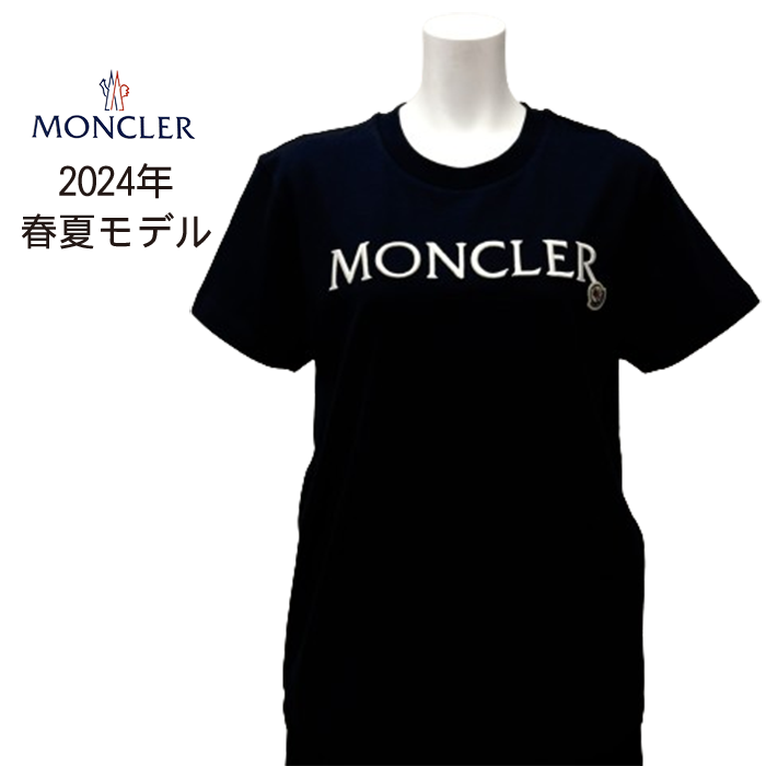 モンクレール MONCLER レディース カットソー 8C00006 829HP ネイビー 紺 NAVY Sサイズ