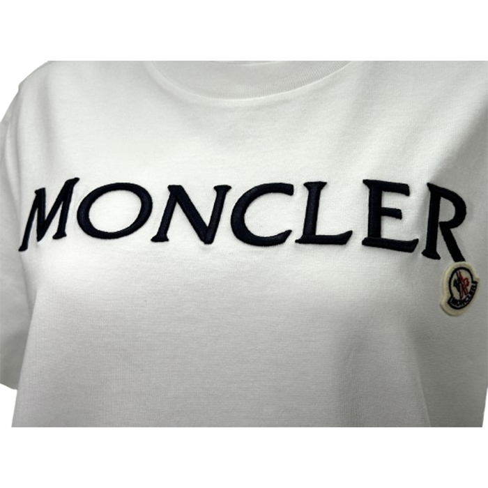 モンクレール MONCLER レディース カットソー 8C00006 829HP ホワイト 白 WHITE Sサイズ