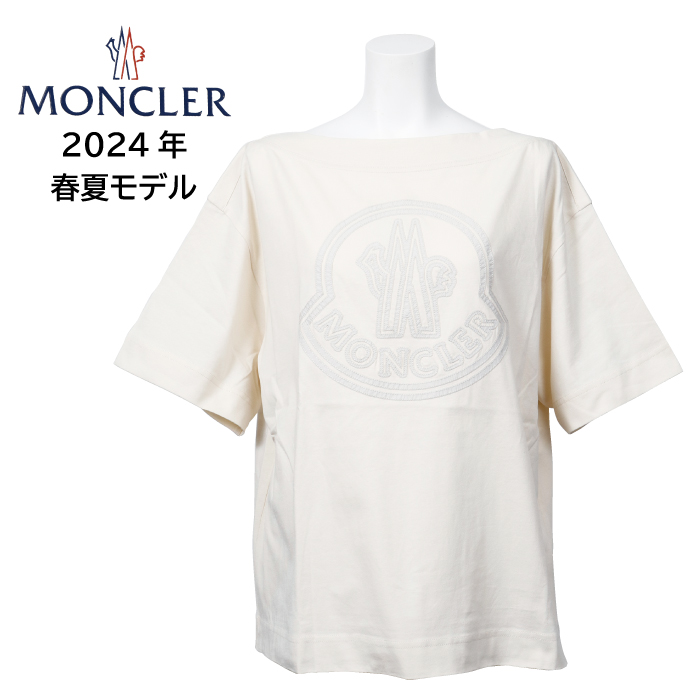 MONCLER  モンクレール カットソー 8C00032 89AIJ ホワイト WHITE 白 サイズS