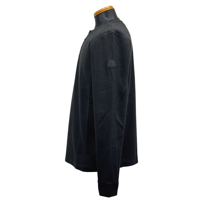 MONCLER モンクレール カットソー Tシャツ 長袖 8D00001 89ADQ ブラック BLACK 黒 メンズ
