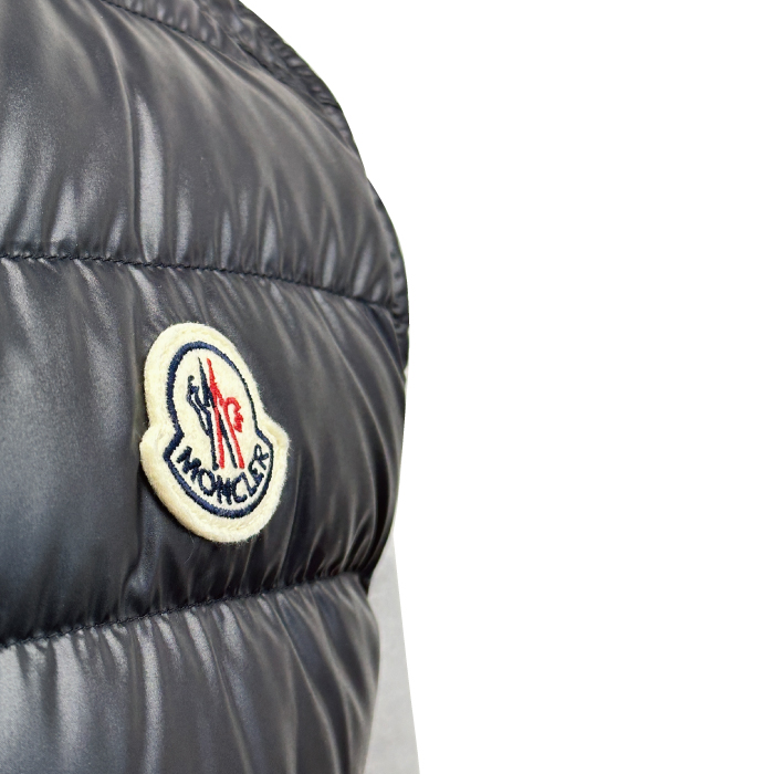 MONCLER CLAI モンクレール クライ メンズ ライト ダウンベスト ジレ 1A00057 595ZJ ネイビー NAVY 紺 サイズ1