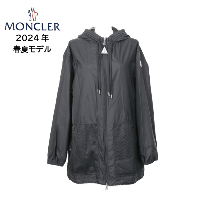 MONCLER  IOLE モンクレール イオレ カジュアルジャケット 1A00101 5968E ブラック BLACK 黒 サイズ1