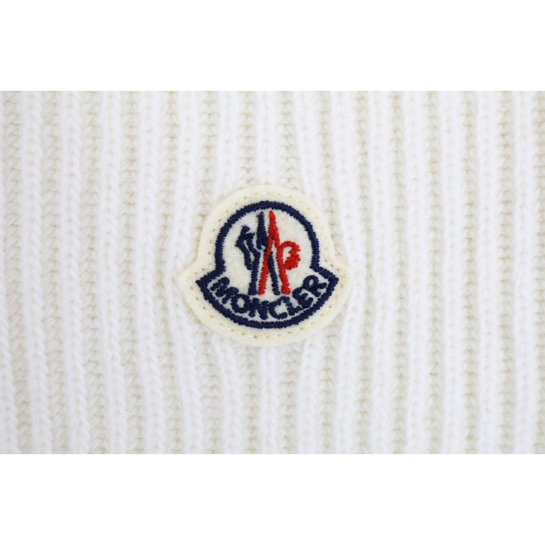 MONCLER モンクレール レディース ニットキャップ 3B00048 M1241 白 ホワイト【WHITE】