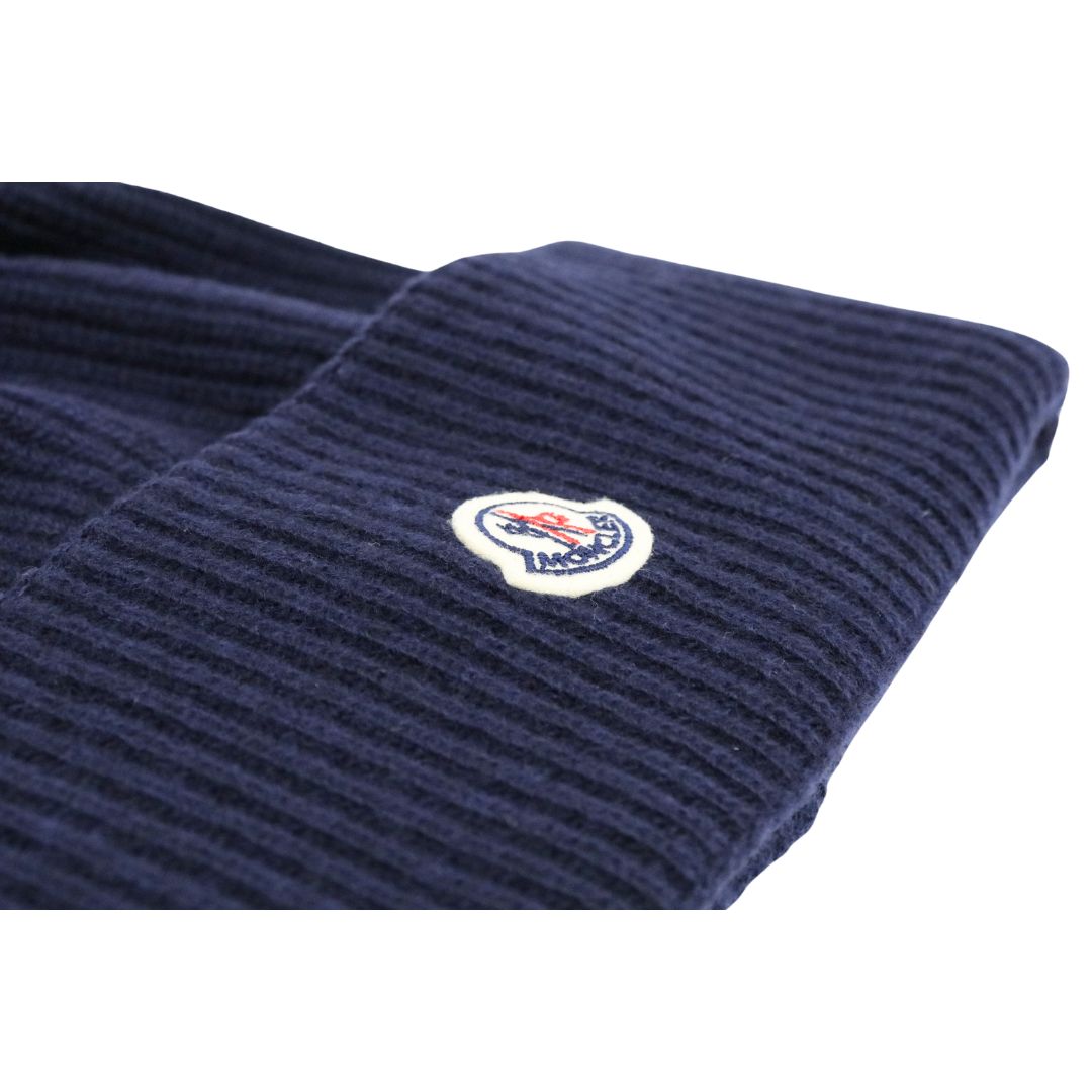 MONCLER モンクレール レディース ニットキャップ 3B00048 M1241 紺 ネイビー【NAVY】