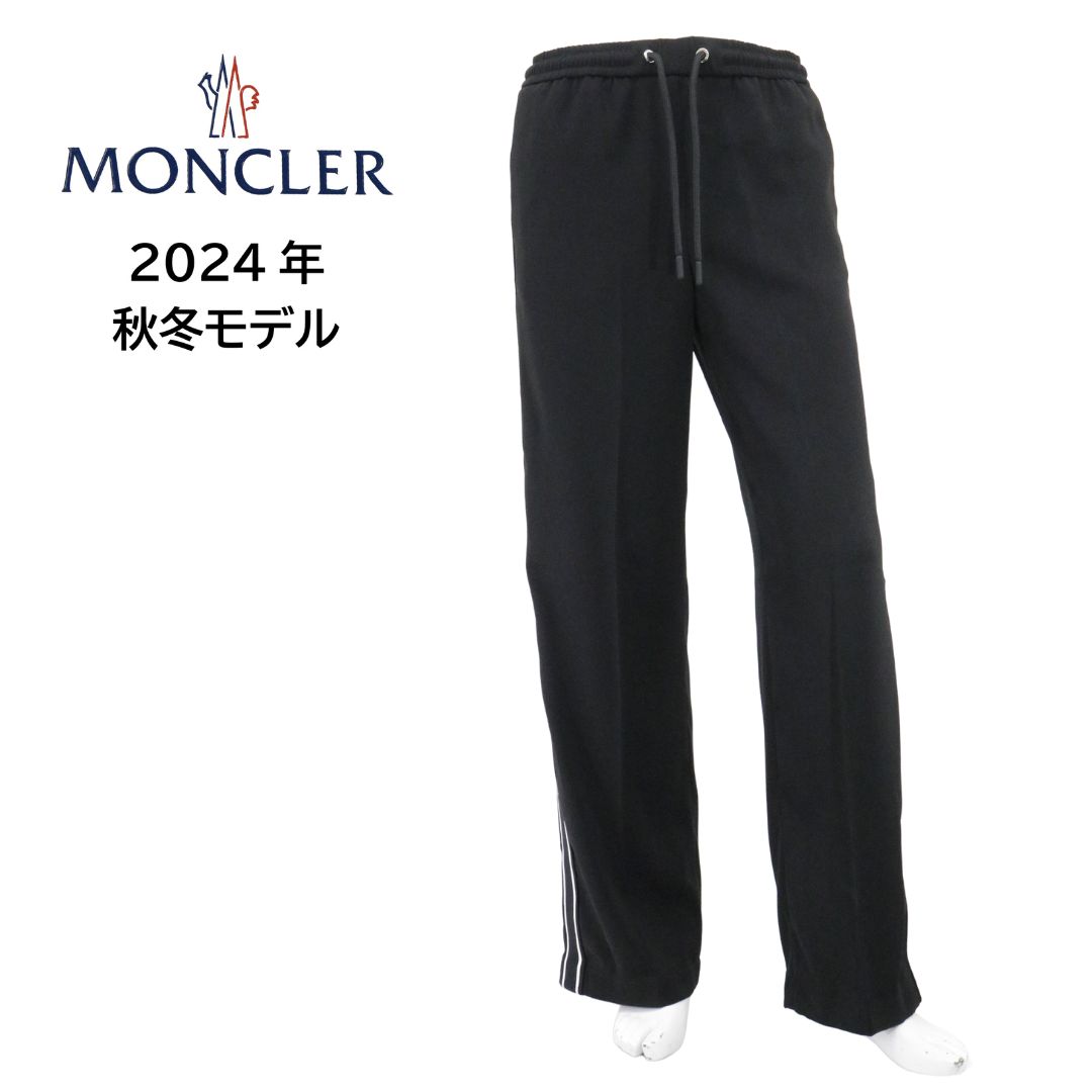 MONCLER モンクレール レディース パンツ 2A00011 596WF ブラック BLACK 黒 サイズ40 カジュアルパンツ ポリエステルパンツ