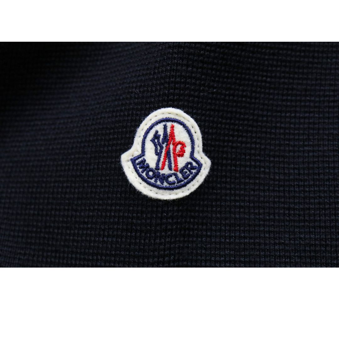 MONCLER モンクレール メンズ ダウンジャケット 9B50700 A9341 ネイビー NAVY 紺 サイズM アウター ロゴパッチ フード付き 