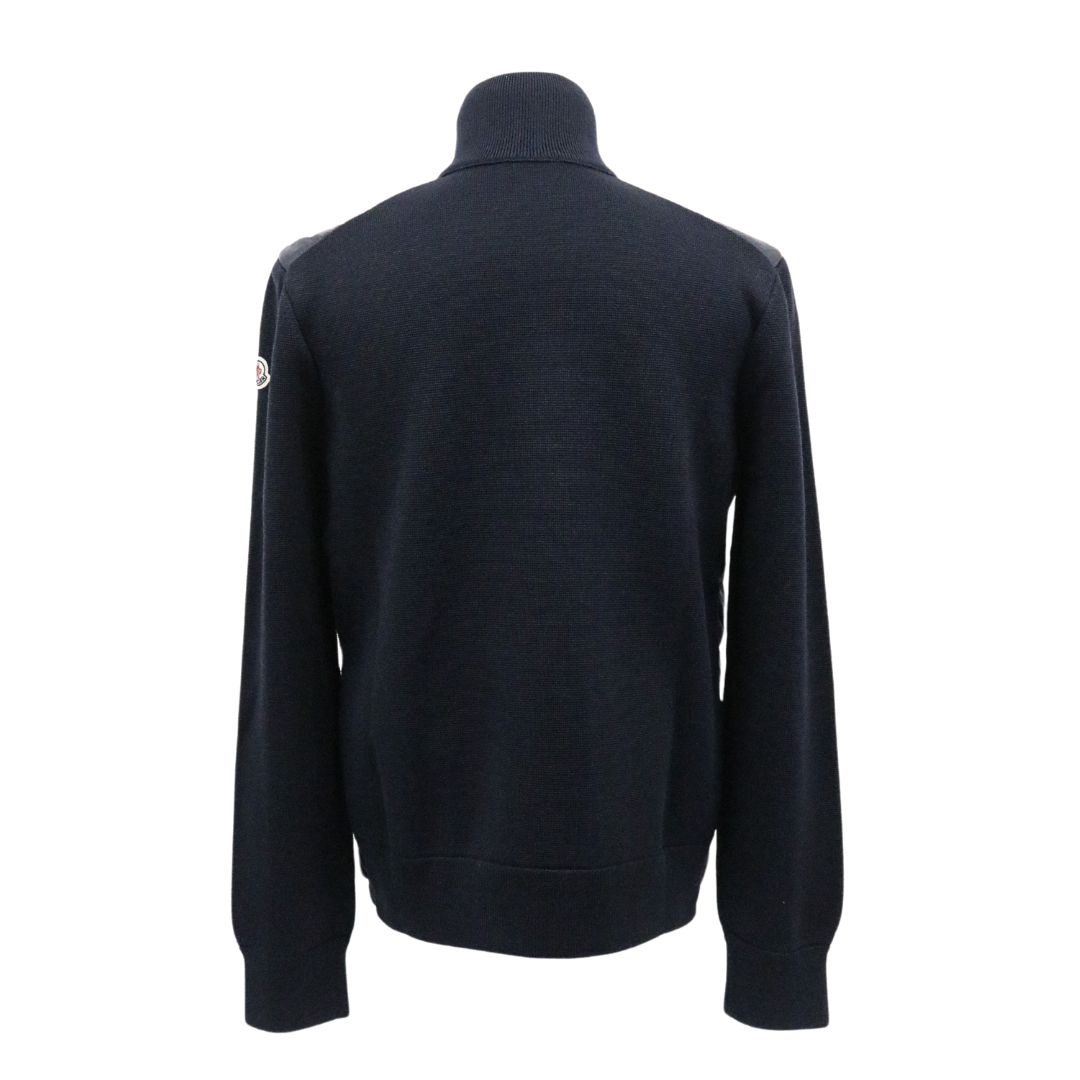 MONCLER モンクレール メンズ ダウンジャケット 9B50700 A9341 ネイビー NAVY 紺 サイズM アウター ロゴパッチ フード付き 