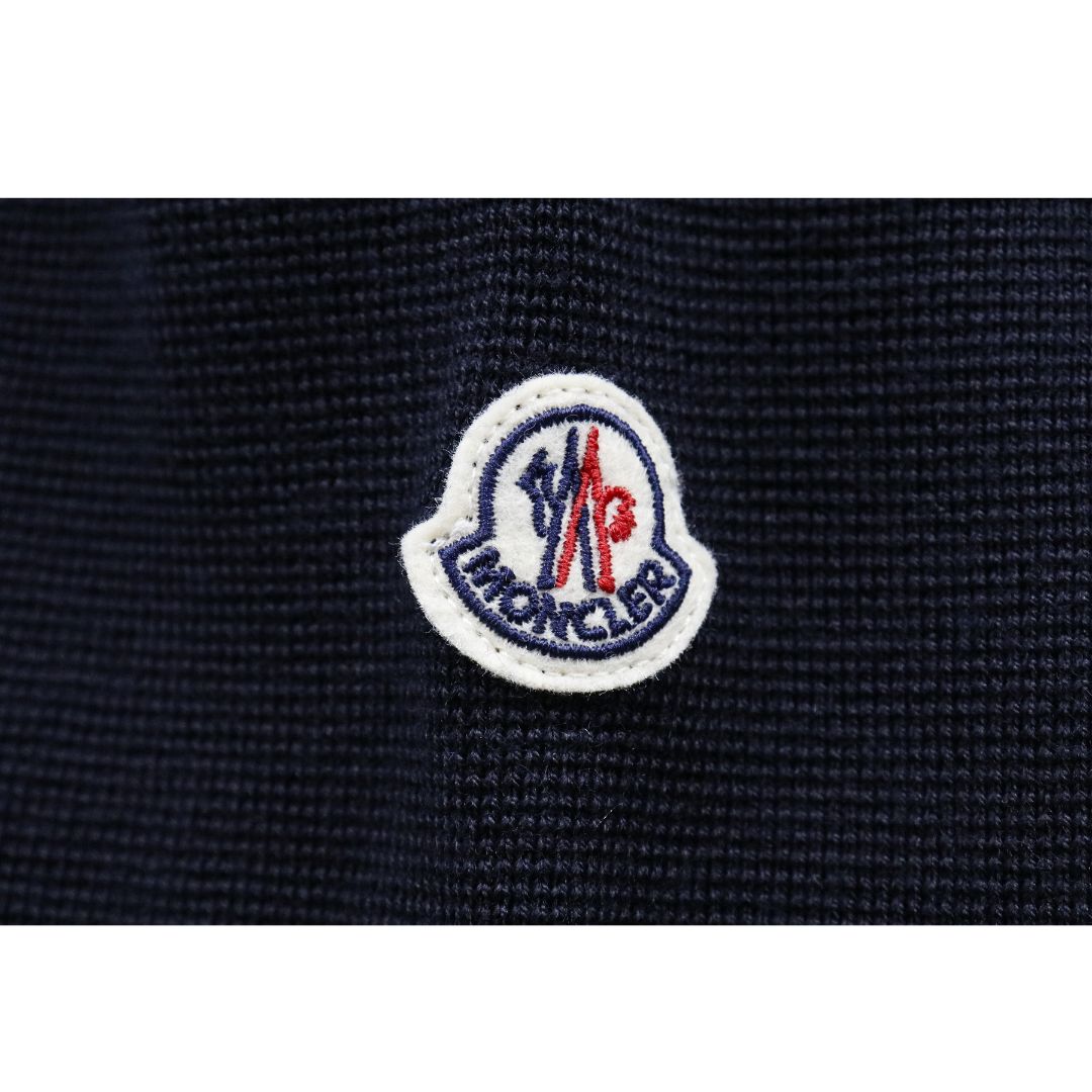 MONCLER モンクレール メンズ ダウンジャケット 9B50700 A9341 ネイビー NAVY 紺 サイズM アウター ロゴパッチ フード付き 