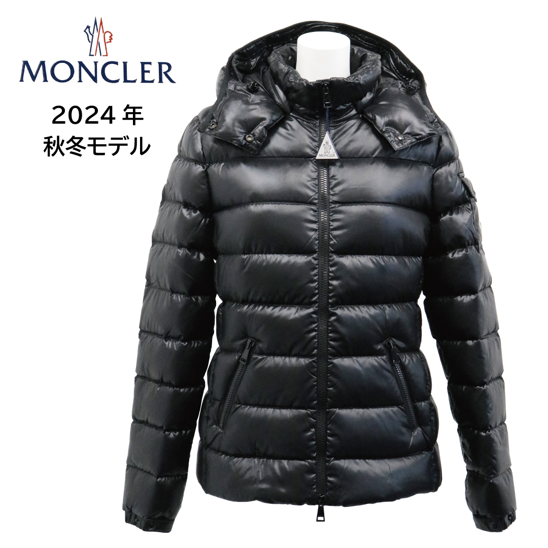 MONCLER BADY モンクレール バディ レディース ショートダウンジャケット 1A52400 68950 ブラック BLACK 黒 サイズ1 アウター ロゴパッチ フード付き