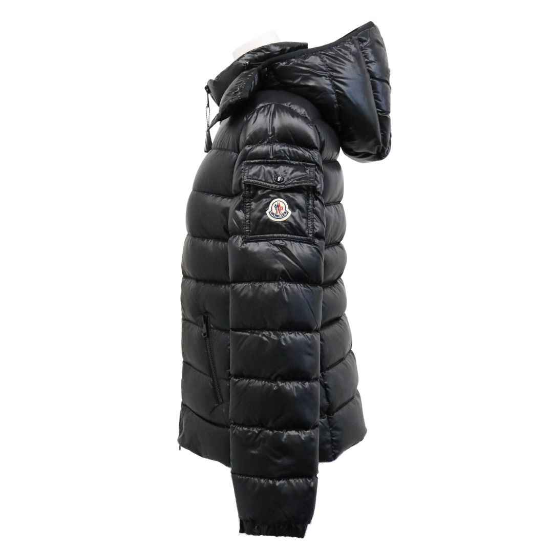 MONCLER BADY モンクレール バディ レディース ショートダウンジャケット 1A52400 68950 ブラック BLACK 黒 サイズ1 アウター ロゴパッチ フード付き