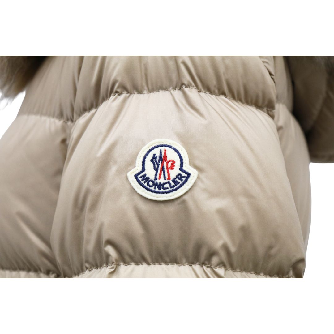 【完売御礼】 MONCLER BOEDIC モンクレール ボエディック レディース ダウンコート 1C00022 595FE ベージュ BEIGE サイズ1