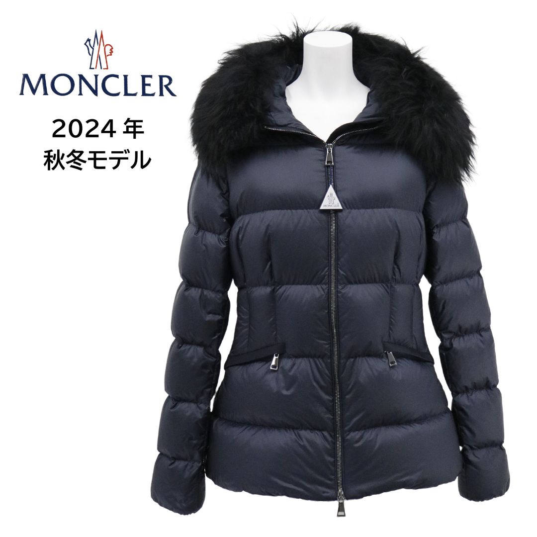  MONCLER BOED モンクレール ボエ レディース ダウンジャケット 1A00095 595FE ネイビー NAVY  紺 ベルト付