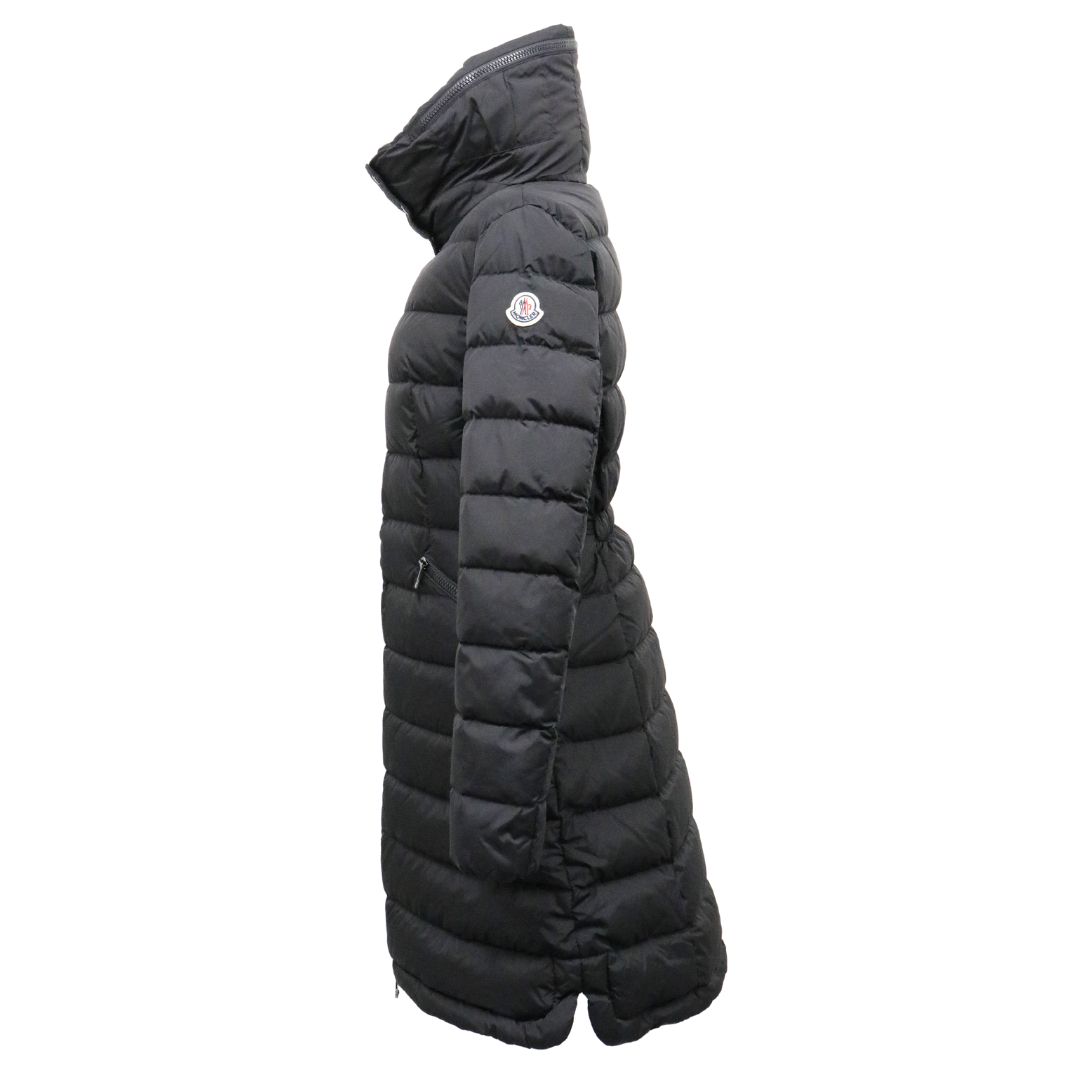  MONCLER FLAMMETTE モンクレール フラメッテ レディース ダウンコート 1C50900 54155 ブラック BLACK 黒 サイズ1  