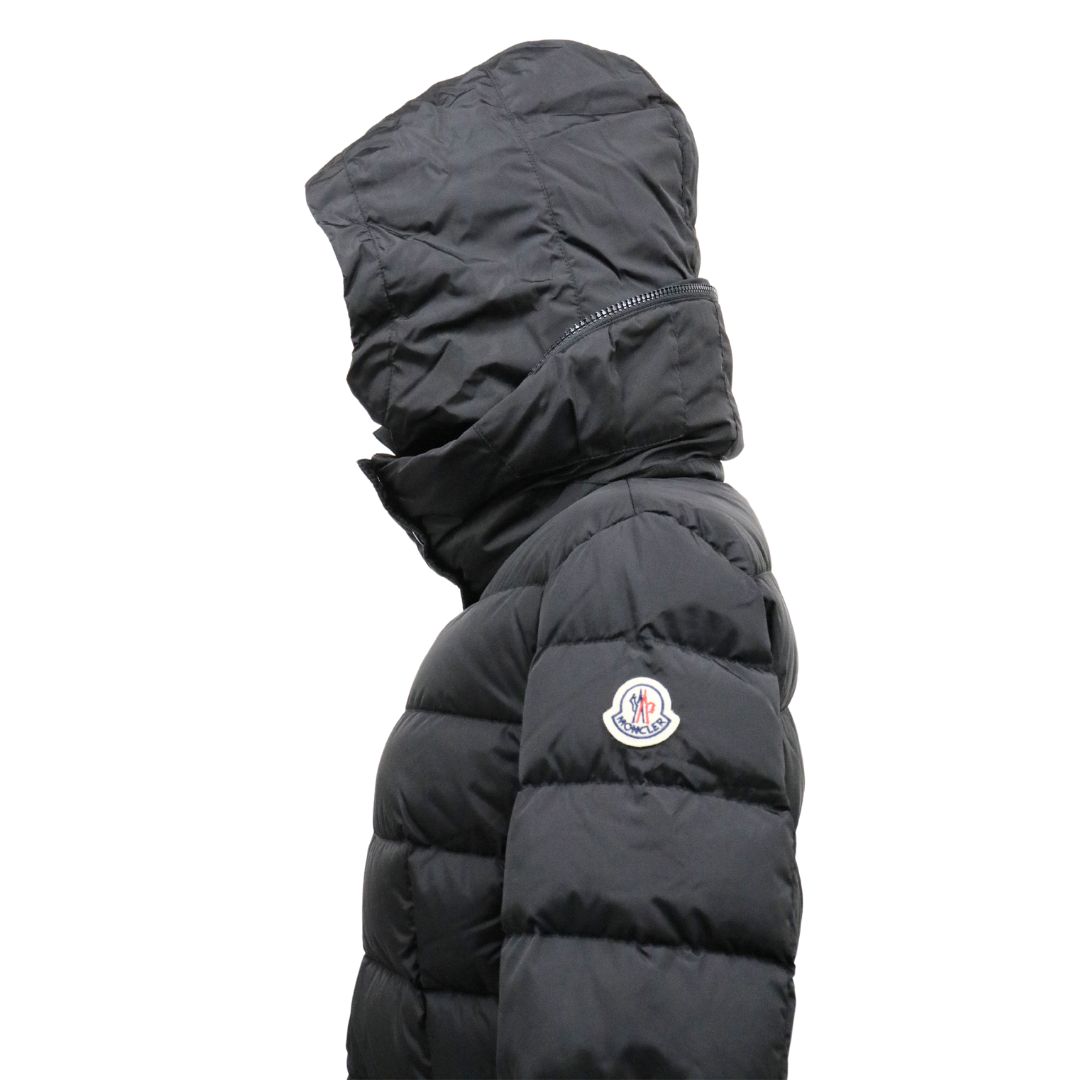  MONCLER FLAMMETTE モンクレール フラメッテ レディース ダウンコート 1C50900 54155 ブラック BLACK 黒 サイズ1  