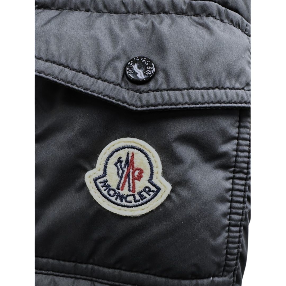 MONCLER モンクレール FOURMINES レディース ダウンジャケット 1A00160 54A81 ブラック BLACK 黒 サイズ1 アウター ロゴパッチ フード付き