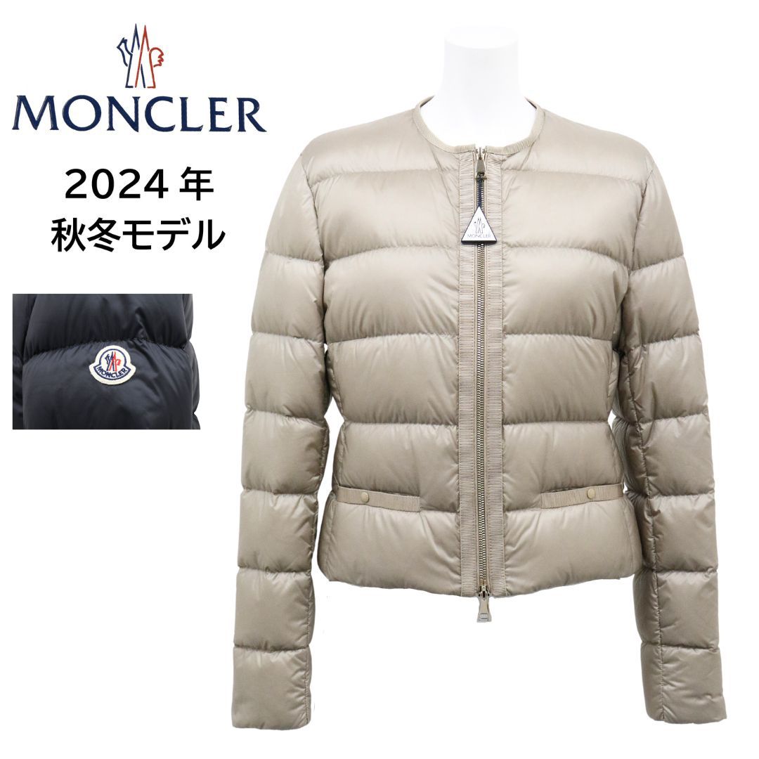 多慶屋公式サイト / MONCLER LAURINE モンクレール ロリーン レディース ショートダウンジャケット 1A00101 595FE  ブラック BLACK 黒 ベージュ BEIGE 選べるサイズ 選べるカラー アウター ロゴパッチ