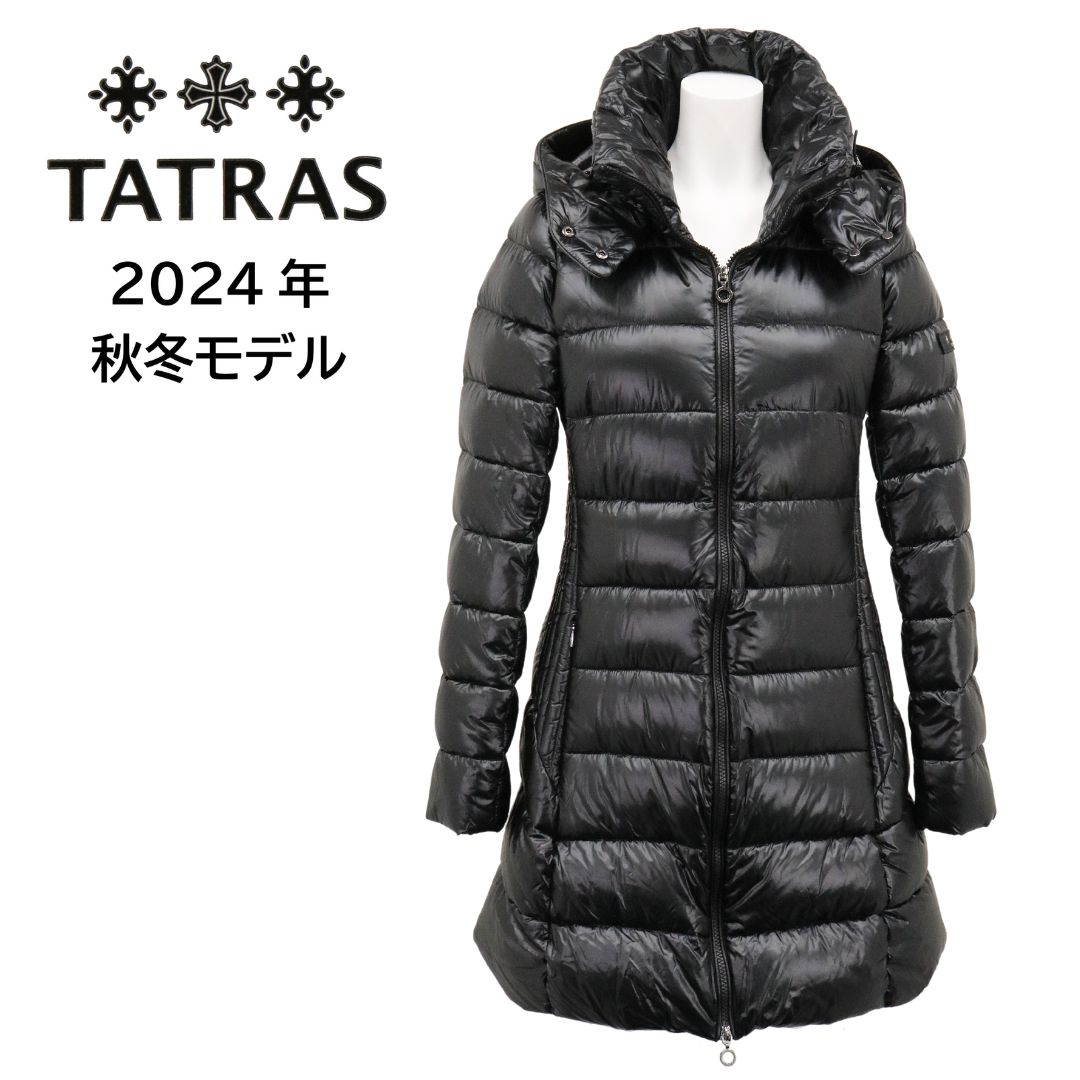 TATRAS BABILA タトラス バビラ レディース ダウンジャケット LTAT24A4693-D ブラック BLACK 黒 選べるサイズ ロング丈 美シルエット