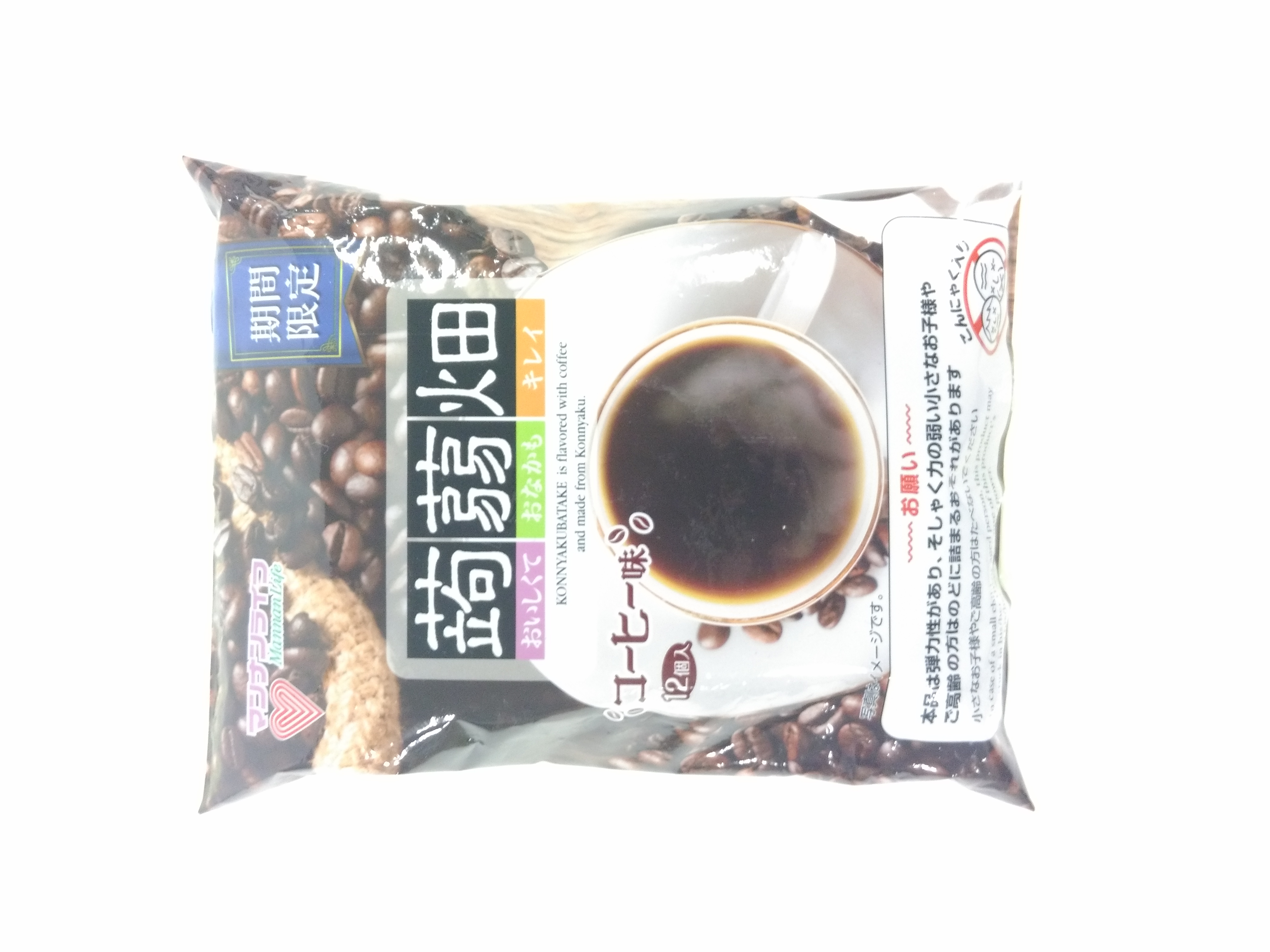 マンナンライフ　蒟蒻畑　コーヒー味　１２個入り