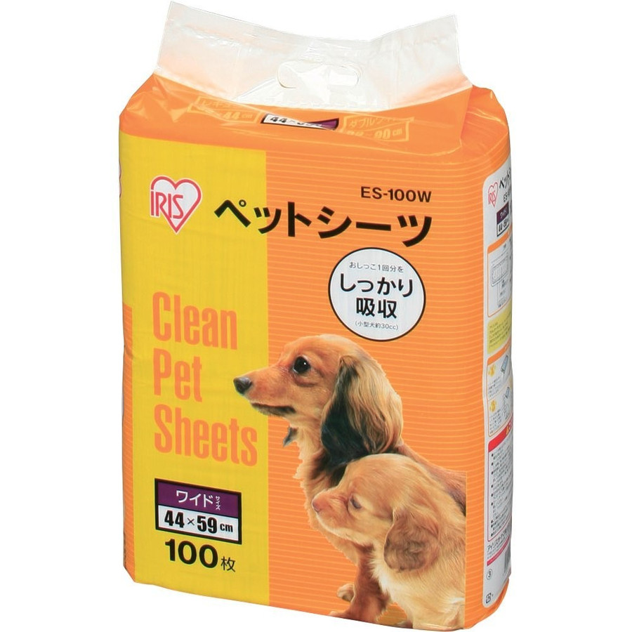 アイリスオーヤマ1回使いきりペットシーツワイドES-100W100枚ペット用品犬用犬用トイレおしっこシートトイレシート