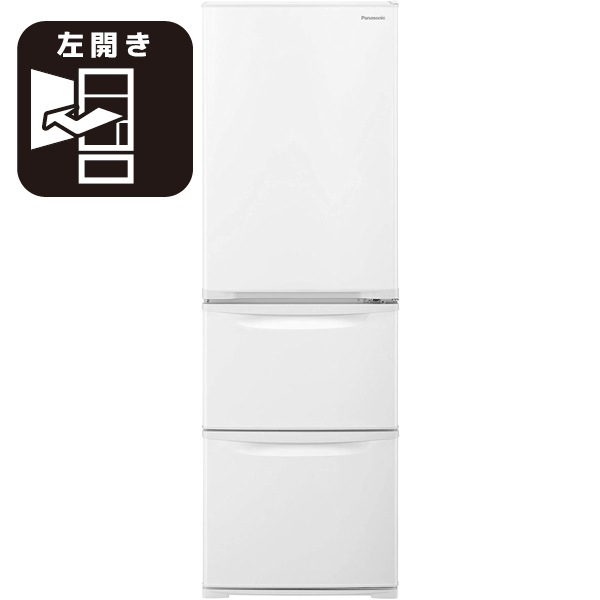 東京 埼玉 千葉 神奈川一部区域 標準設置 条件付処分無料 パナソニック NR‐C372NL‐W グレイスホワイト スリム冷凍冷蔵庫