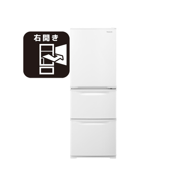 東京 埼玉 千葉 神奈川一部区域 標準設置 条件付処分無料 パナソニック NR‐C343C W グレイスホワイト スリム冷凍冷蔵庫