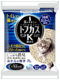 ペグテックトフカスサンドＫ7L猫用トイレ砂|猫トイレ用品猫砂ネコ砂