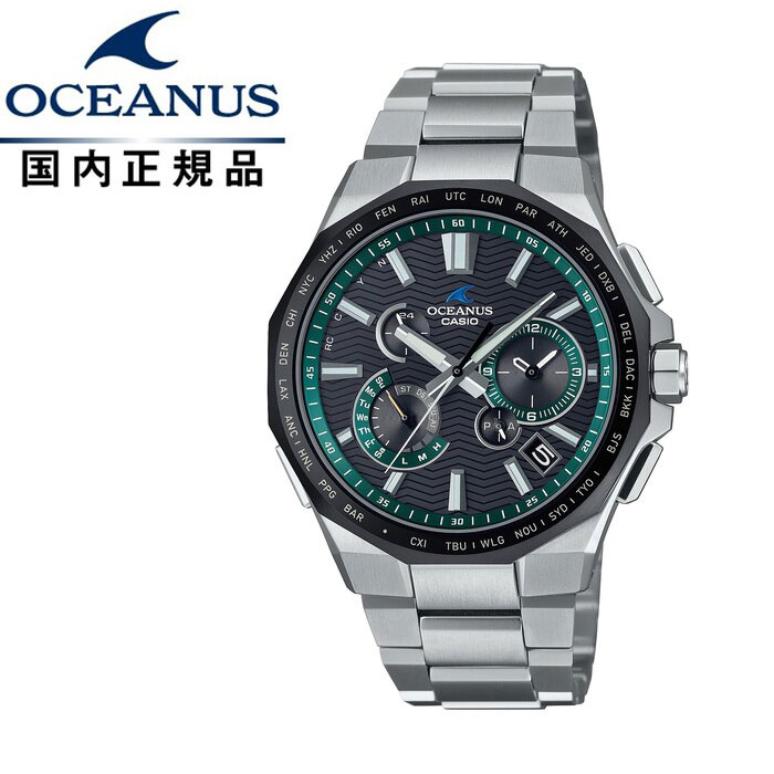 【送料無料】OCEANUS オシアナス Classic LineOCW-T6000A-1AJF メンズ腕時計 CASIO カシオNEW CLASSIC ﾍﾞｾﾞﾙDLC