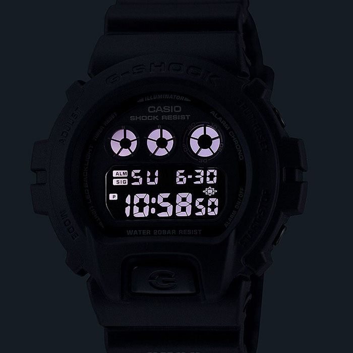 【送料無料】G-SHOCK GショックDW-6900UMS-1JF メンズ腕時計 CASIO カシオバックライトLED　電池寿命5年