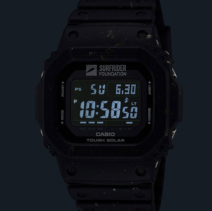 【送料無料!】G-SHOCK GショックG-5600SRF-1JR メンズ腕時計 CASIO カシオSurfrider Foundationﾀｲｱｯﾌﾟ