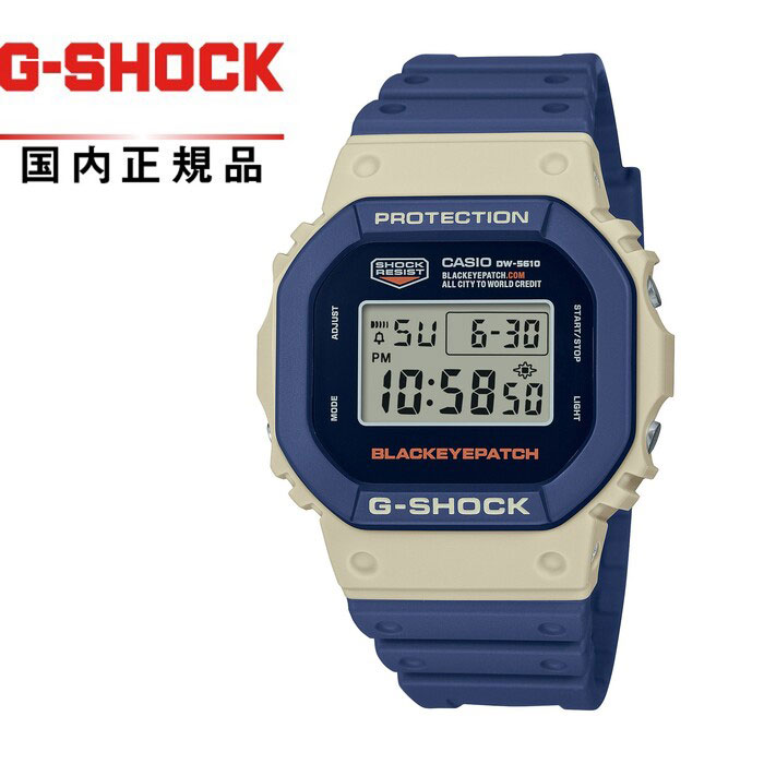 【送料無料!】G-SHOCK GショックDW-5610BEP-2JR メンズ腕時計 CASIO カシオBLACK EYE PATCH 2024