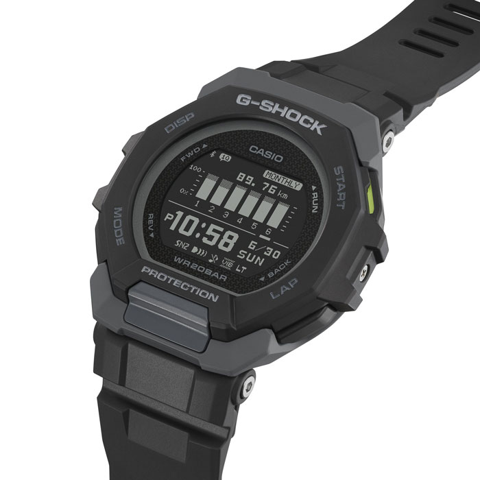 【送料無料!】G-SHOCK Gショック スマホリンク バイブGBD-300-1JF メンズ腕時計 CASIO カシオGBD-300 G-SQUAD