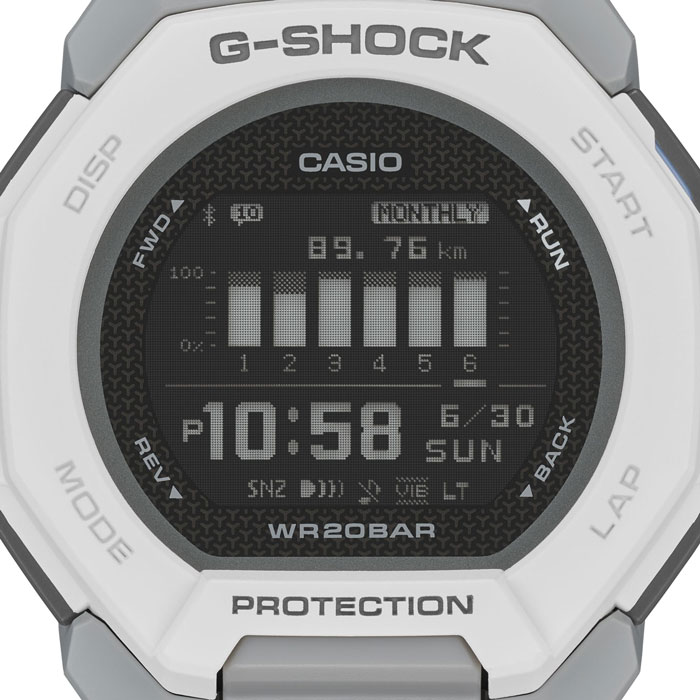 【送料無料!】G-SHOCK Gショック スマホリンク バイブGBD-300-7JF メンズ腕時計 CASIO カシオGBD-300 G-SQUAD